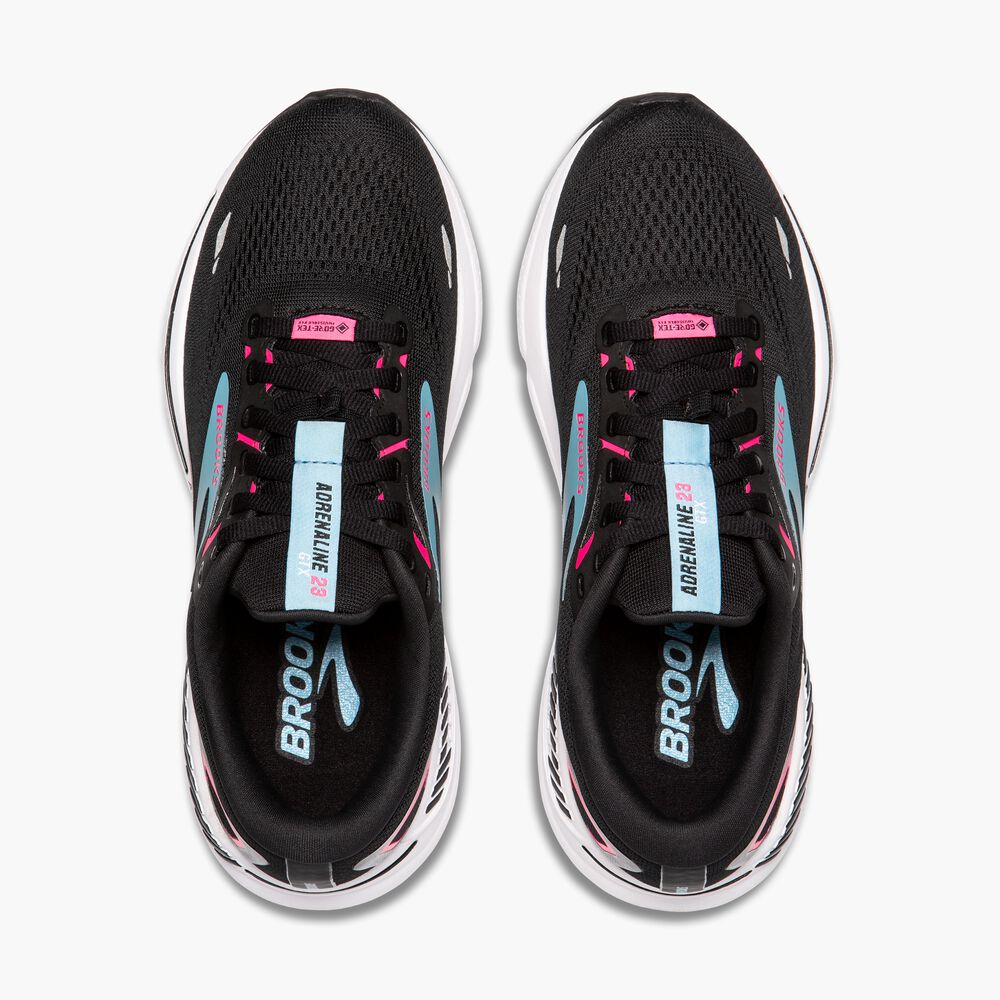 Brooks Adrenaline GTS 23 GTX - Schwarz/Knockout Pink/Aqua