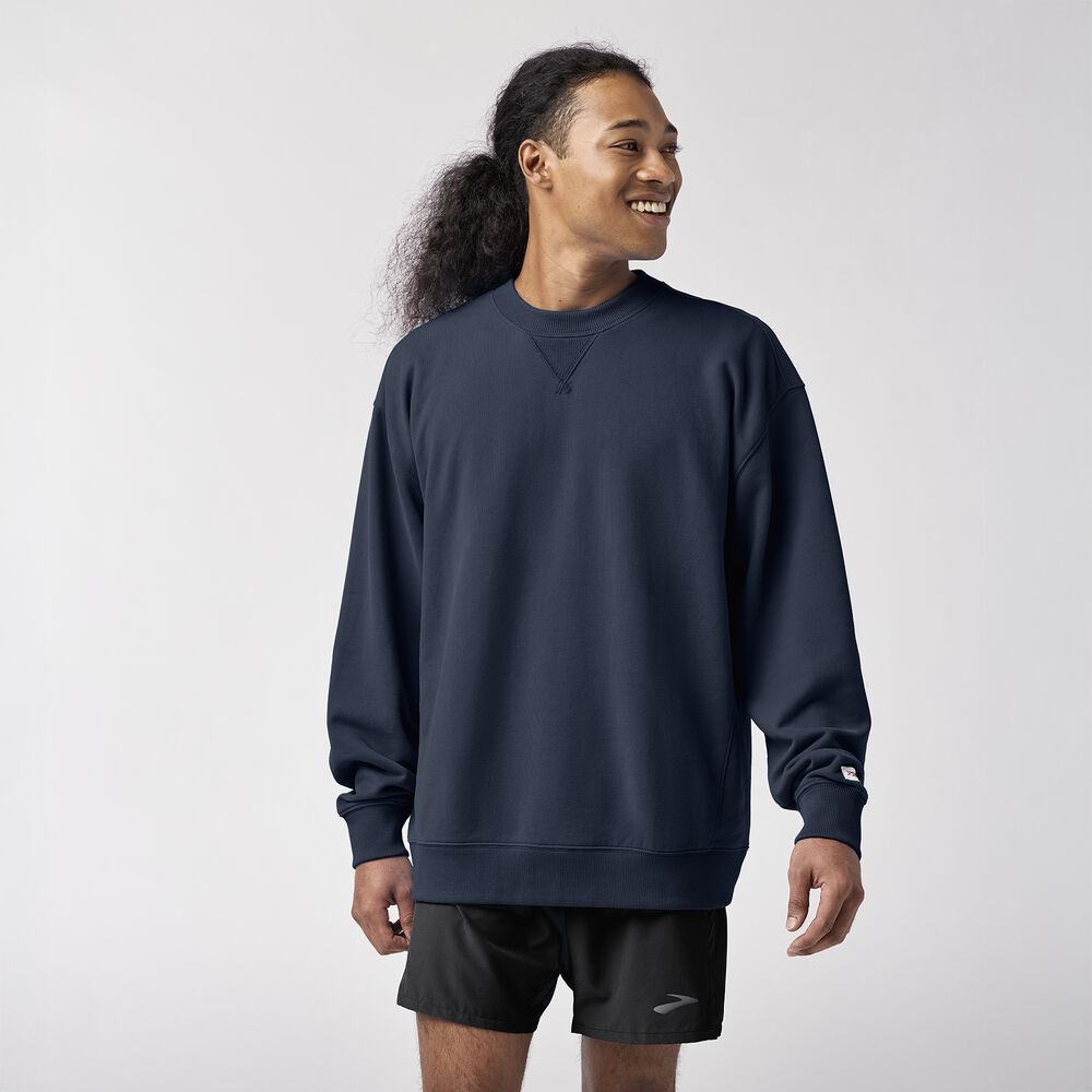 Brooks The Crew Sweatshirt - Schieferblau