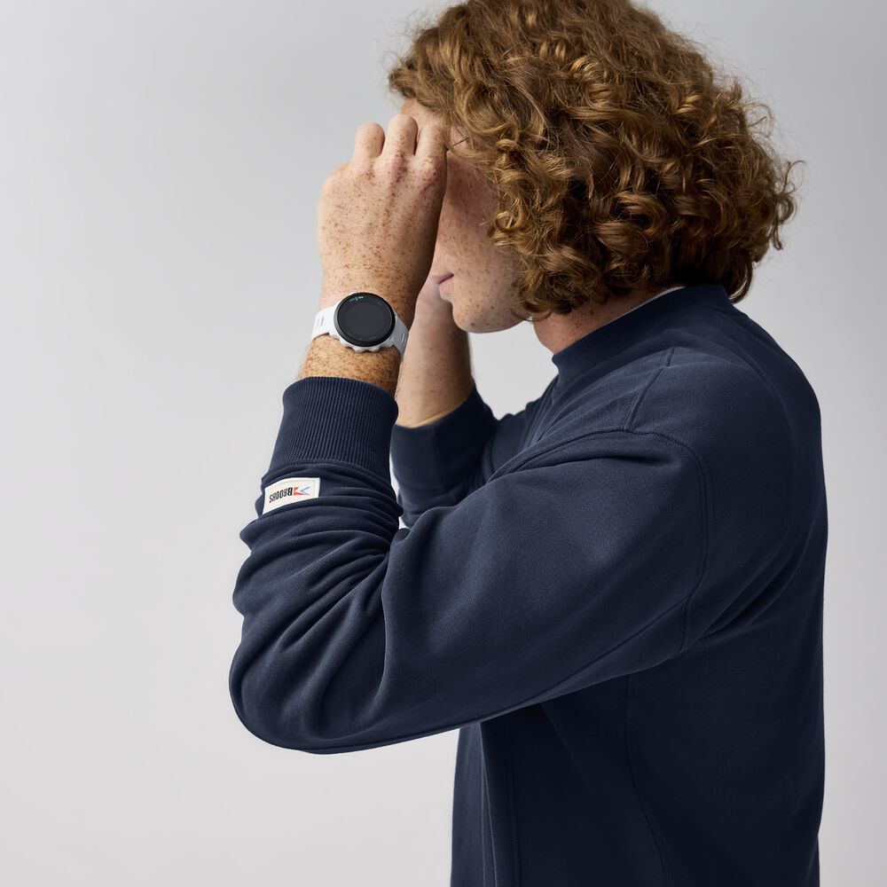 Brooks The Crew Sweatshirt - Schieferblau