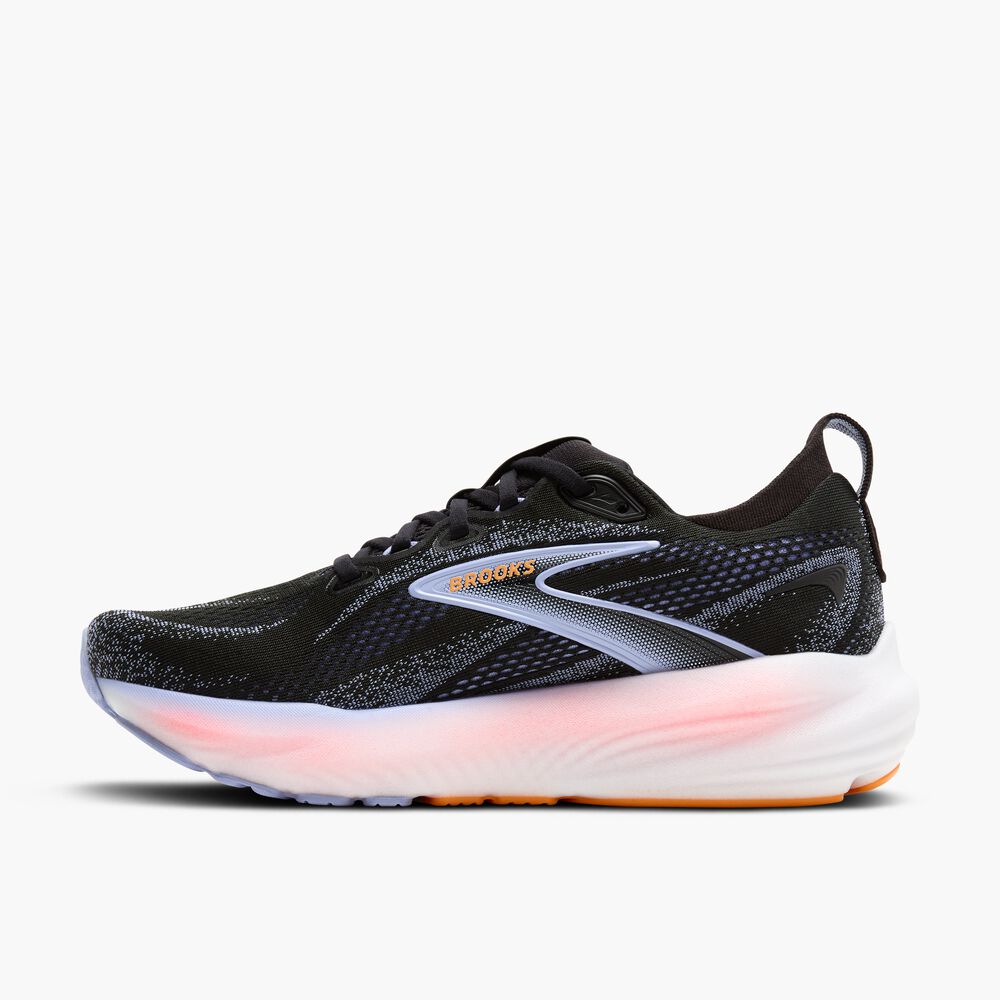 Brooks Glycerin 22 - Schwarz/Blaureiher/Orange