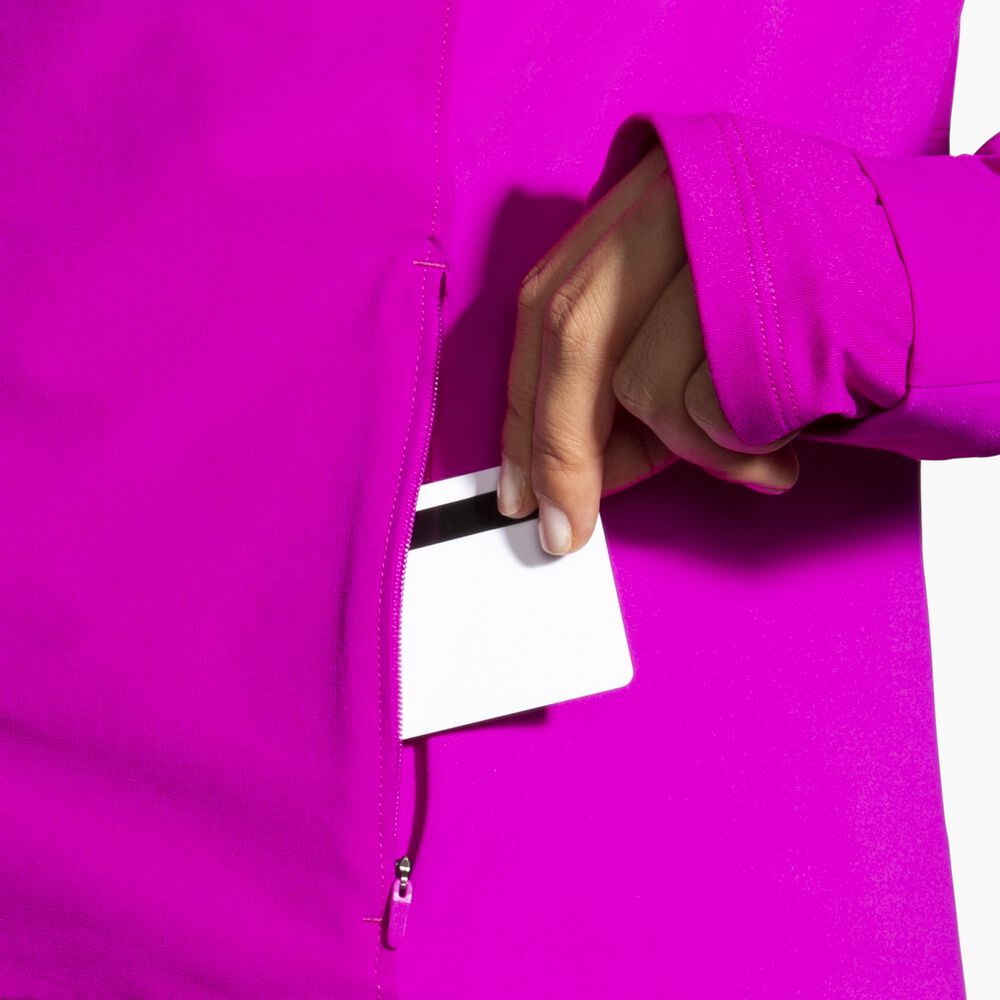 Brooks Fusion Hybrid Jacket - Magenta/Heliotrop