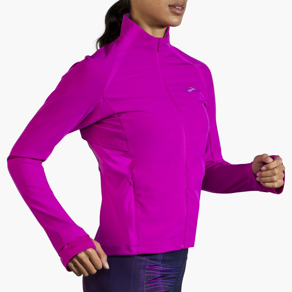 Brooks Fusion Hybrid Jacket - Magenta/Heliotrop