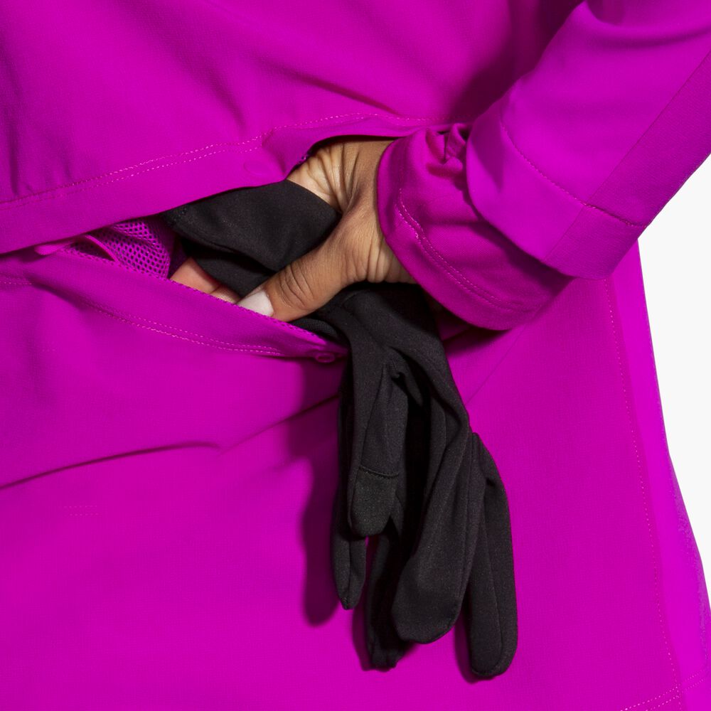 Brooks Fusion Hybrid Jacket - Magenta/Heliotrop