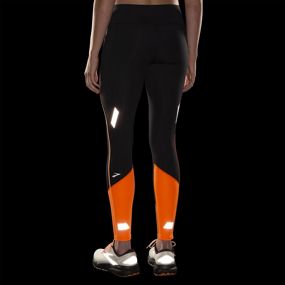 Brooks Run Visible Tight 2.0 - Schwarz/Fluoro Flash