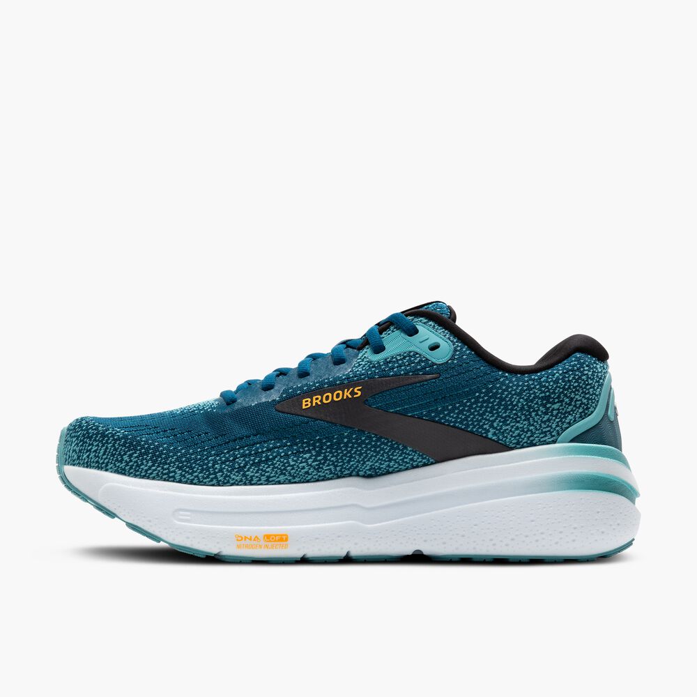 Brooks Ghost Max 2 - Marokkanisches Blau/Aqua/Orange Pop