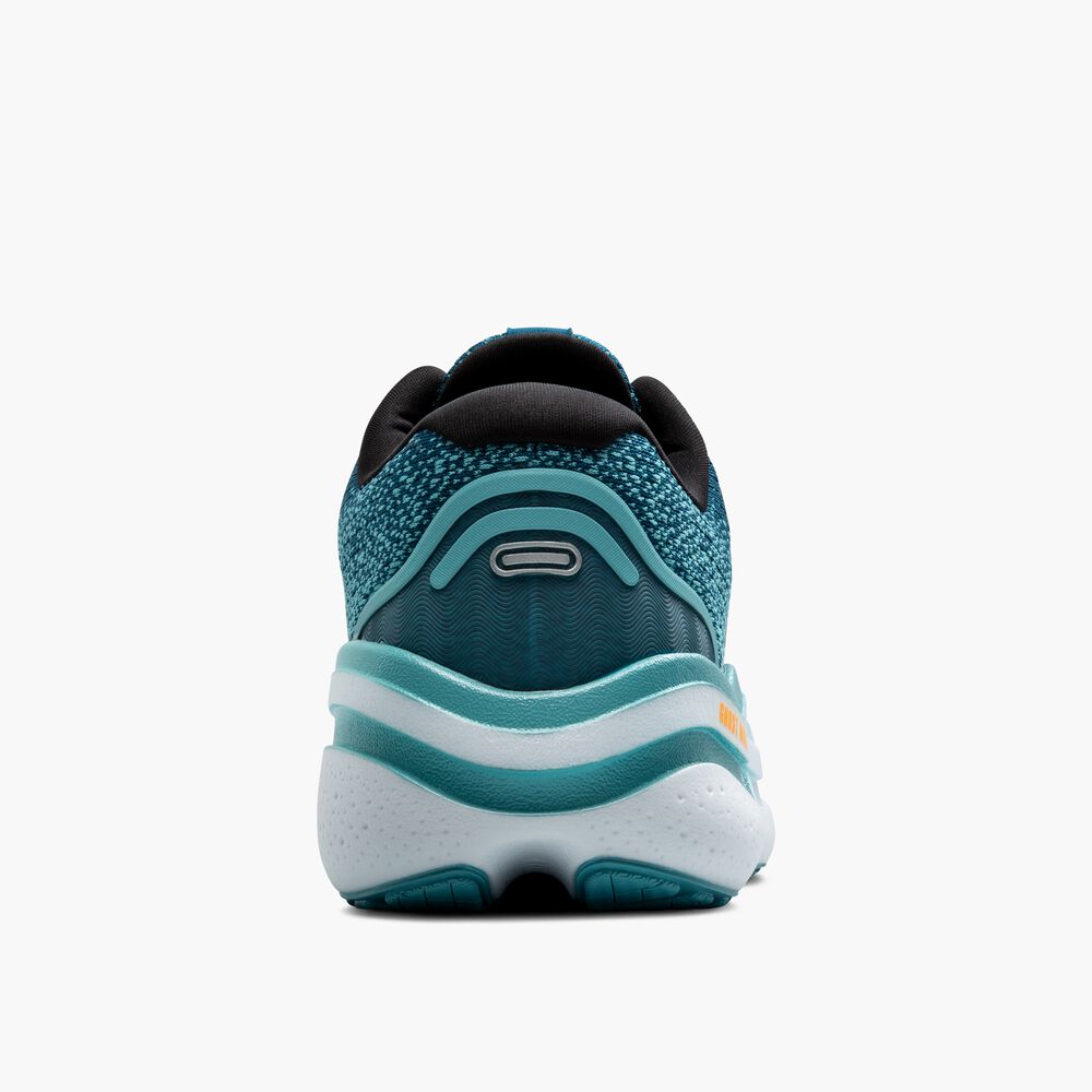 Brooks Ghost Max 2 - Marokkanisches Blau/Aqua/Orange Pop