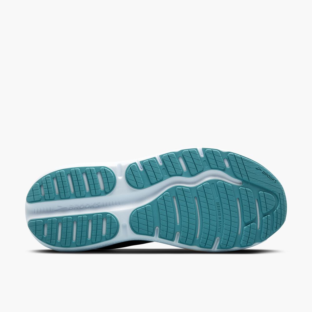 Brooks Ghost Max 2 - Marokkanisches Blau/Aqua/Orange Pop