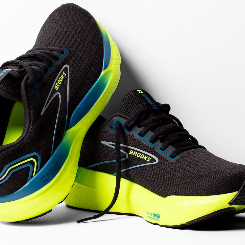 Brooks Glycerin 21 - Schwarz/Blau/Nightlife