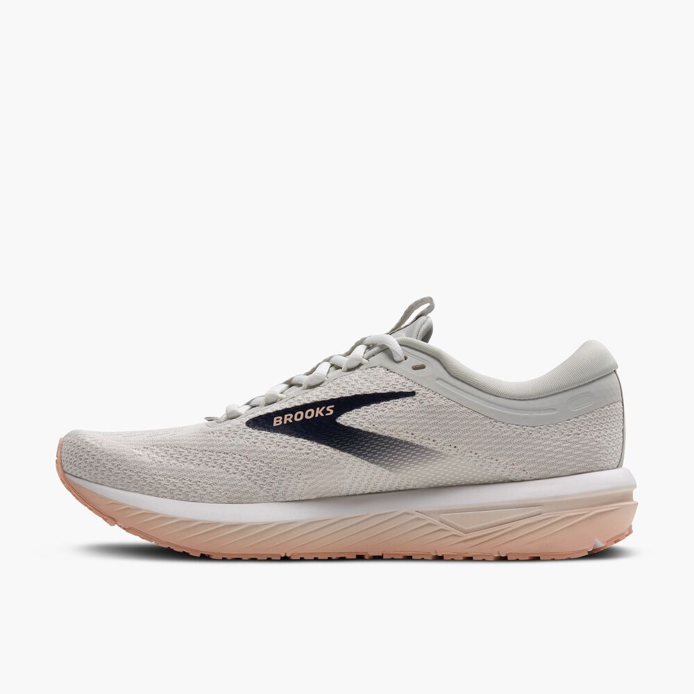 Brooks Revel 7 - Austernblau/Weiß/Tropical Peach