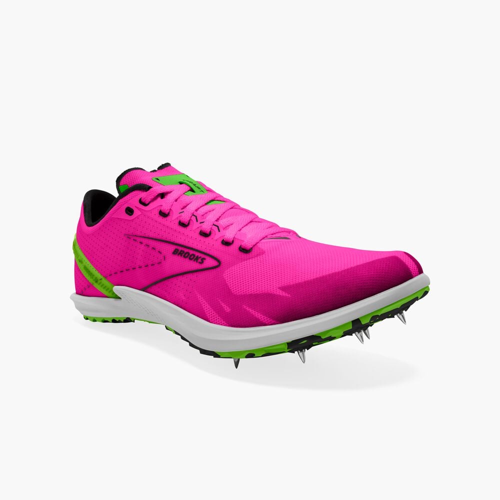 Brooks Draft XC - Pink Glo/Grün/Schwarz