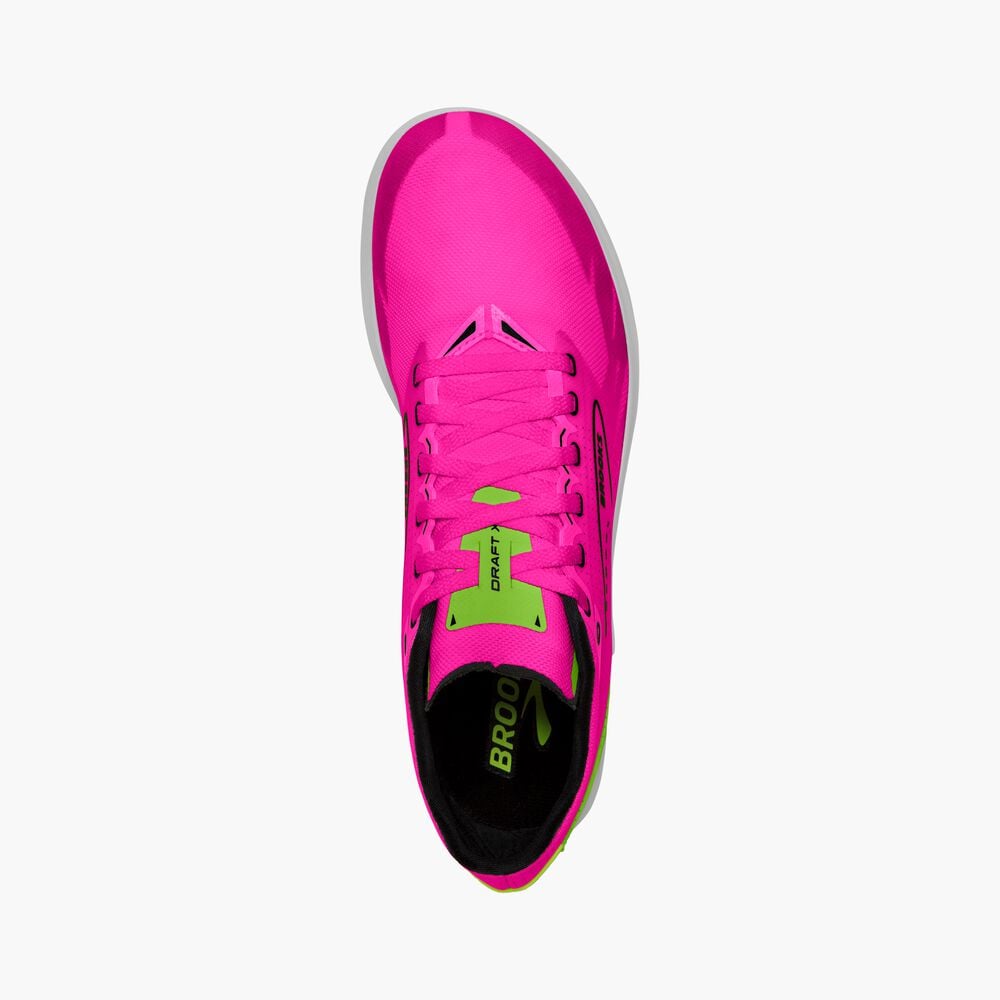 Brooks Draft XC - Pink Glo/Grün/Schwarz