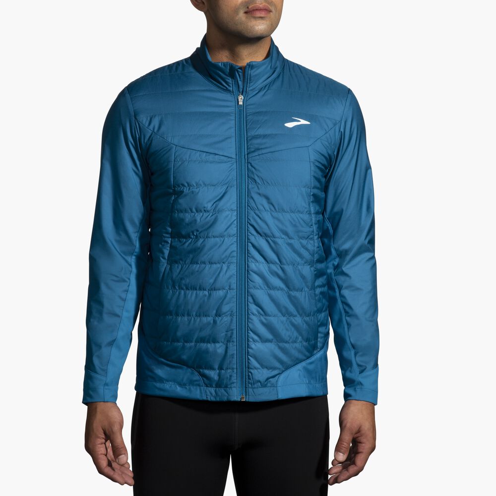 Brooks Shield Hybrid Jacket 2.0 - Dk Ozean