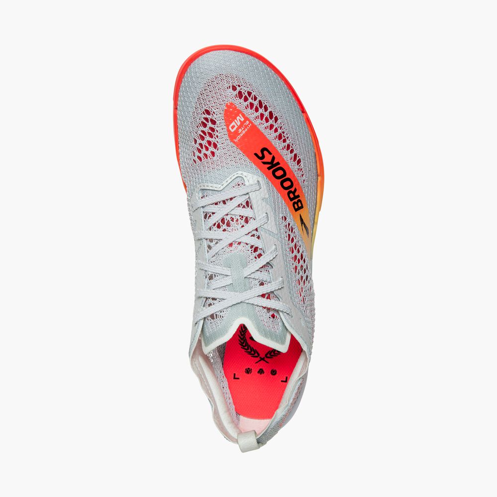 Brooks Hyperion Elite MD - Illusionsblau/Koralle/Orange