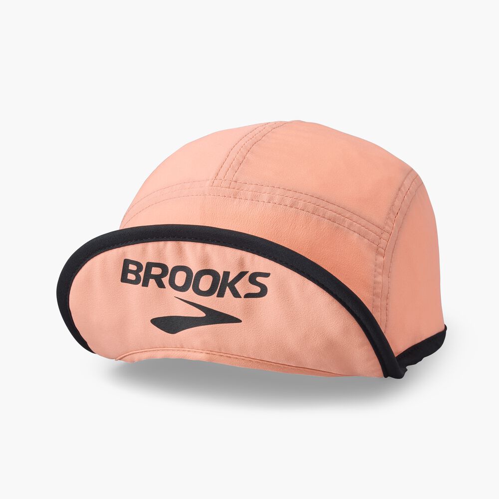 Brooks Lightweight Packable Hat 2.0 - Neo Ember/Schwarz