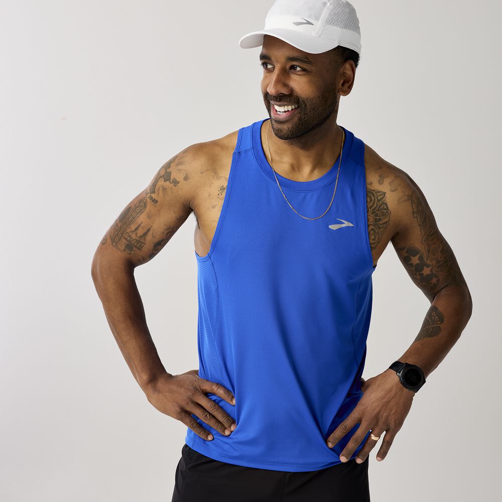 Brooks Atmosphere Singlet 3.0 - Neoblau