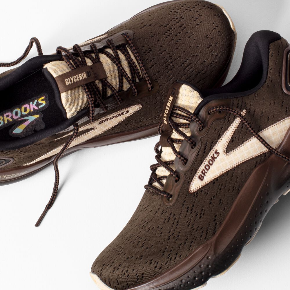 Brooks Glycerin 21 - Kastanie/Schiefergrau/Strohgelb