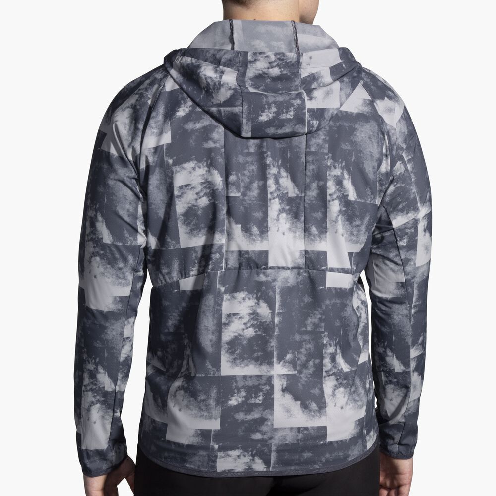 Brooks Canopy Jacket - Betonwolken-Farbdruck