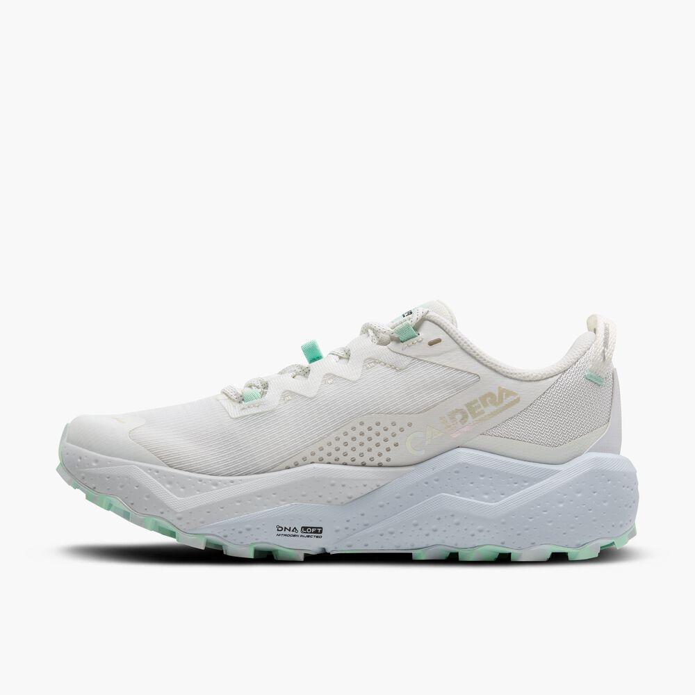 Brooks Caldera 8 - Perlmuttweiß/Lorbeer