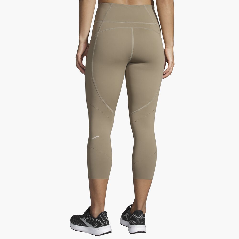 Brooks Method 3/4 Tight - Dunkle Haferflocken