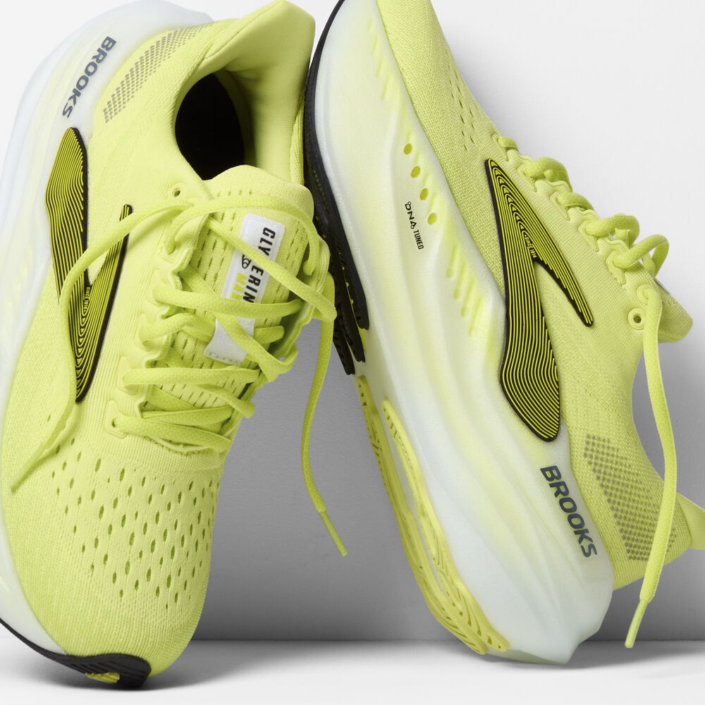 Brooks Glycerin Max - Sunny Lime/Schwarz/Weiß