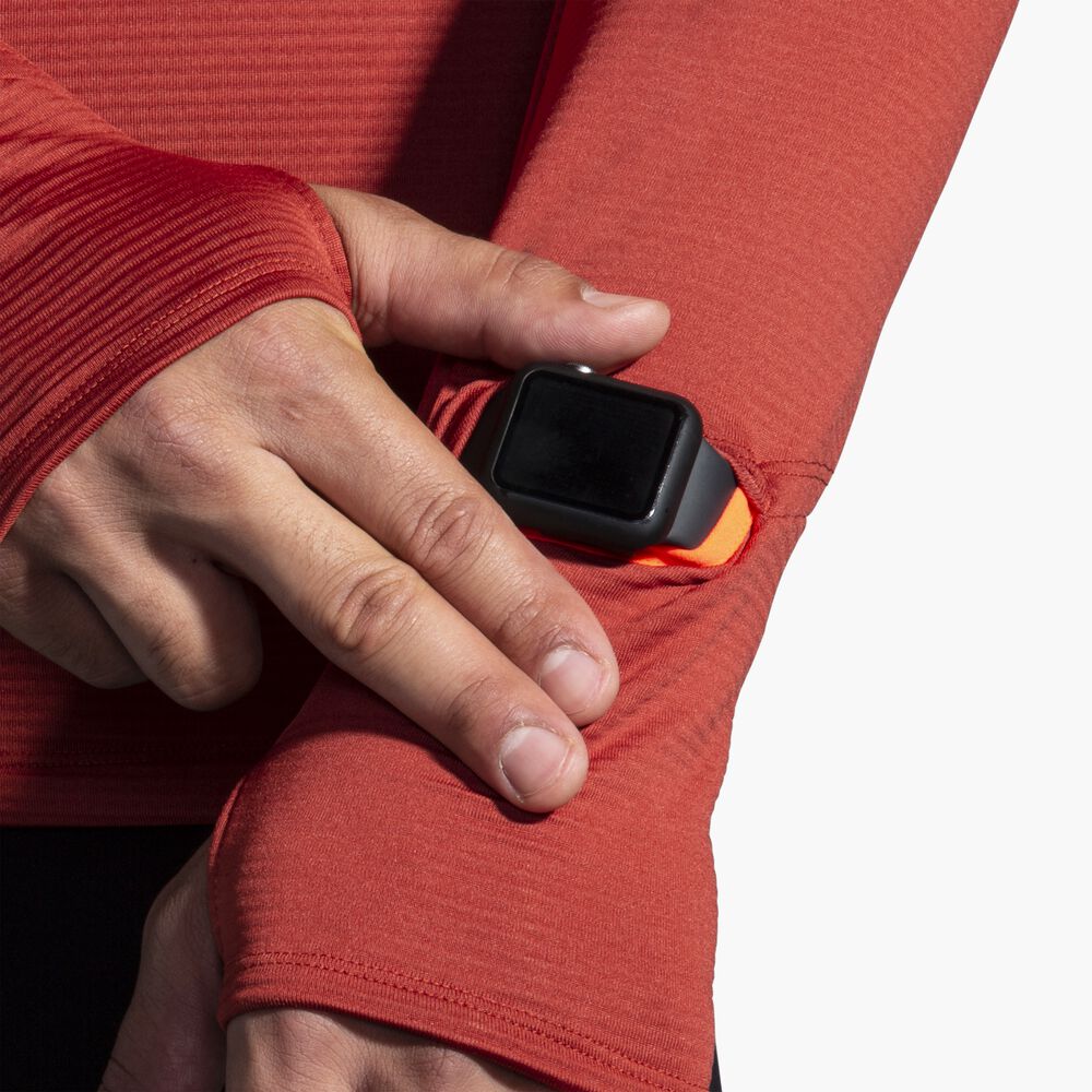 Brooks Notch Thermal Hoodie 2.0 - Kupfer/Heather Dunkelkupfer
