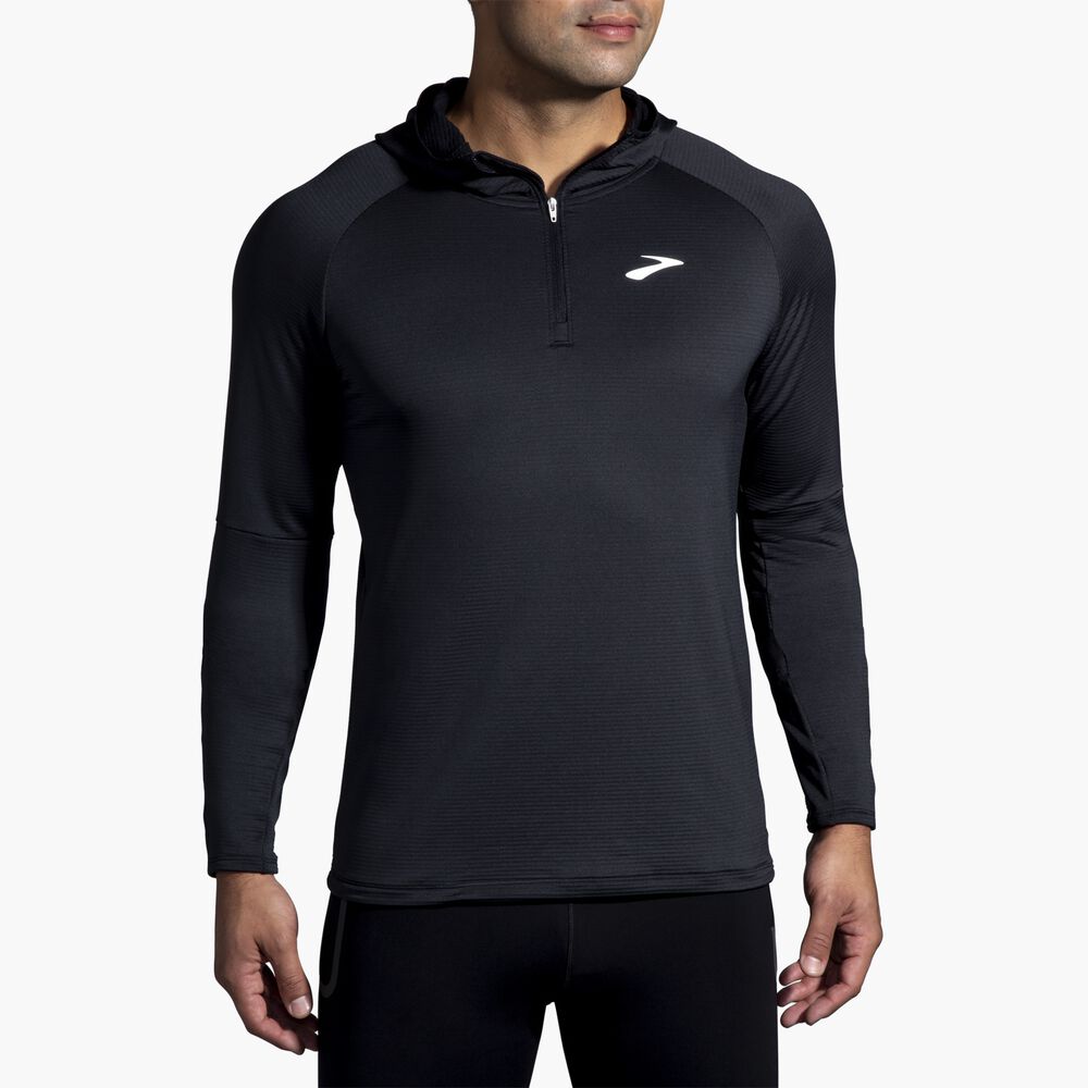 Brooks Notch Thermal Hoodie 2.0 - Schwarz