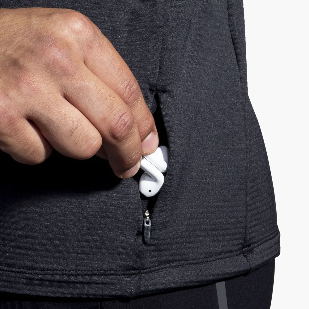 Brooks Notch Thermal Hoodie 2.0 - Schwarz