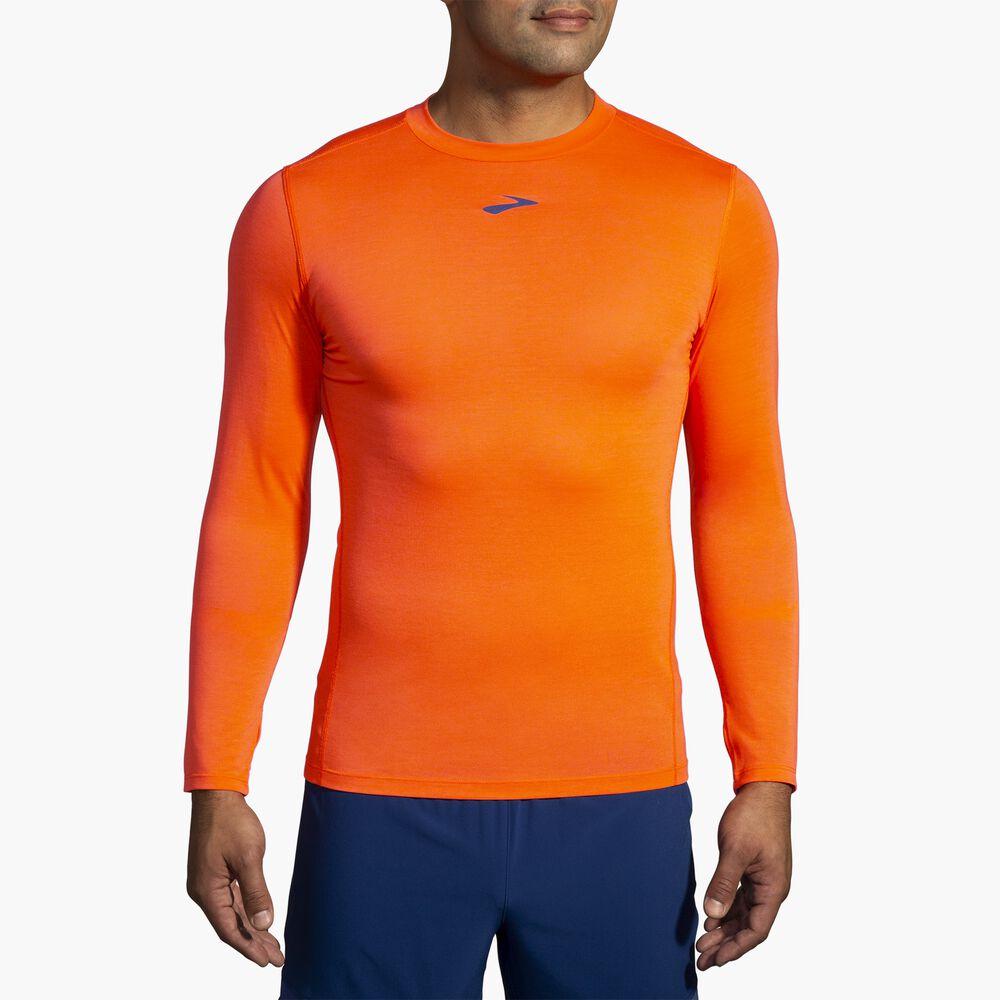 Brooks High Point Long Sleeve - Leuchtendes Orange