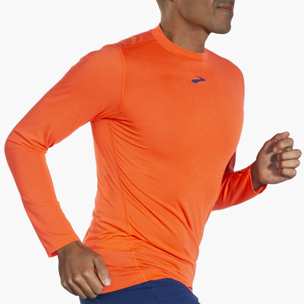 Brooks High Point Long Sleeve - Leuchtendes Orange