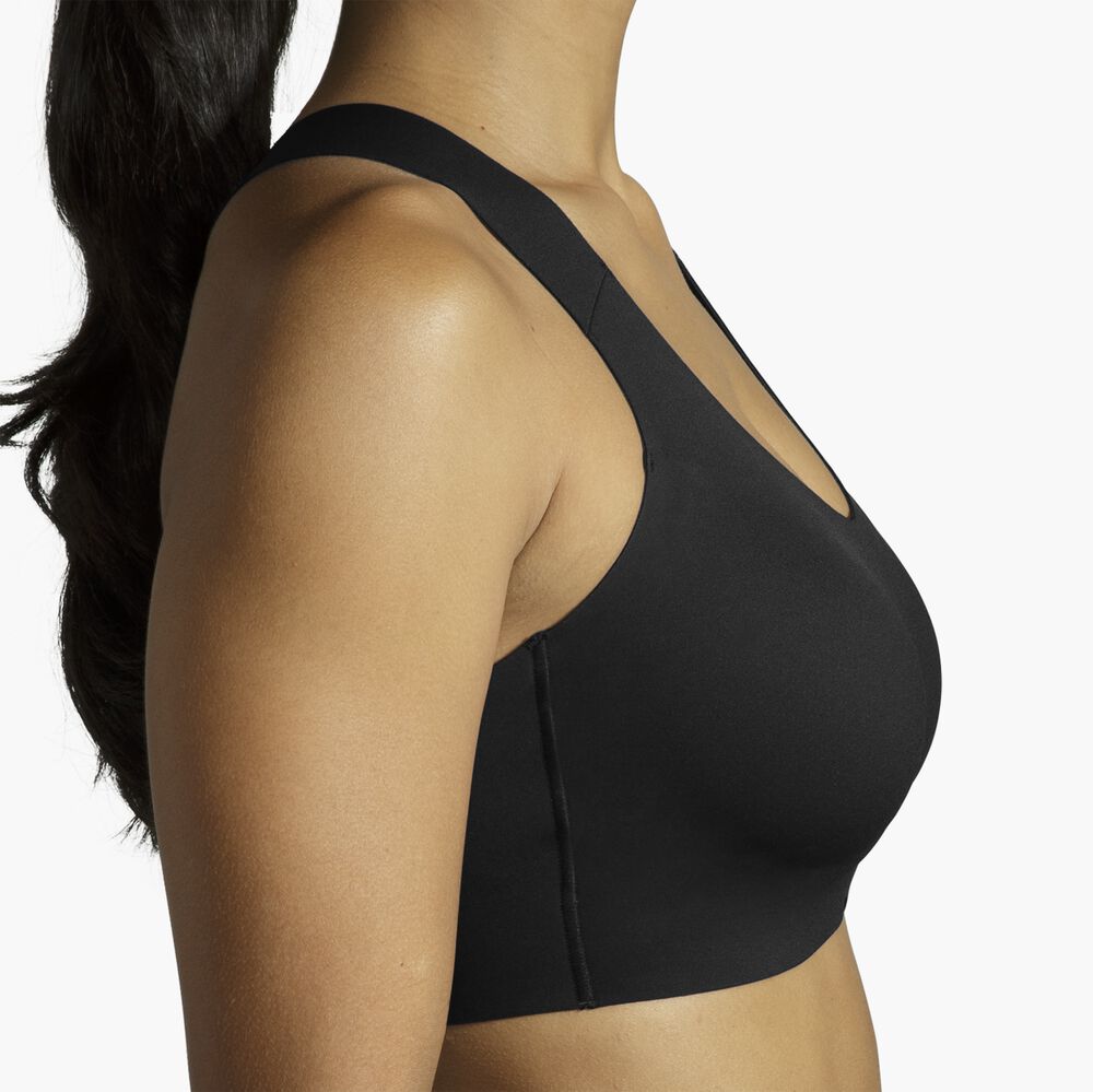 Brooks Crossback 2.0 Sports Bra - Schwarz