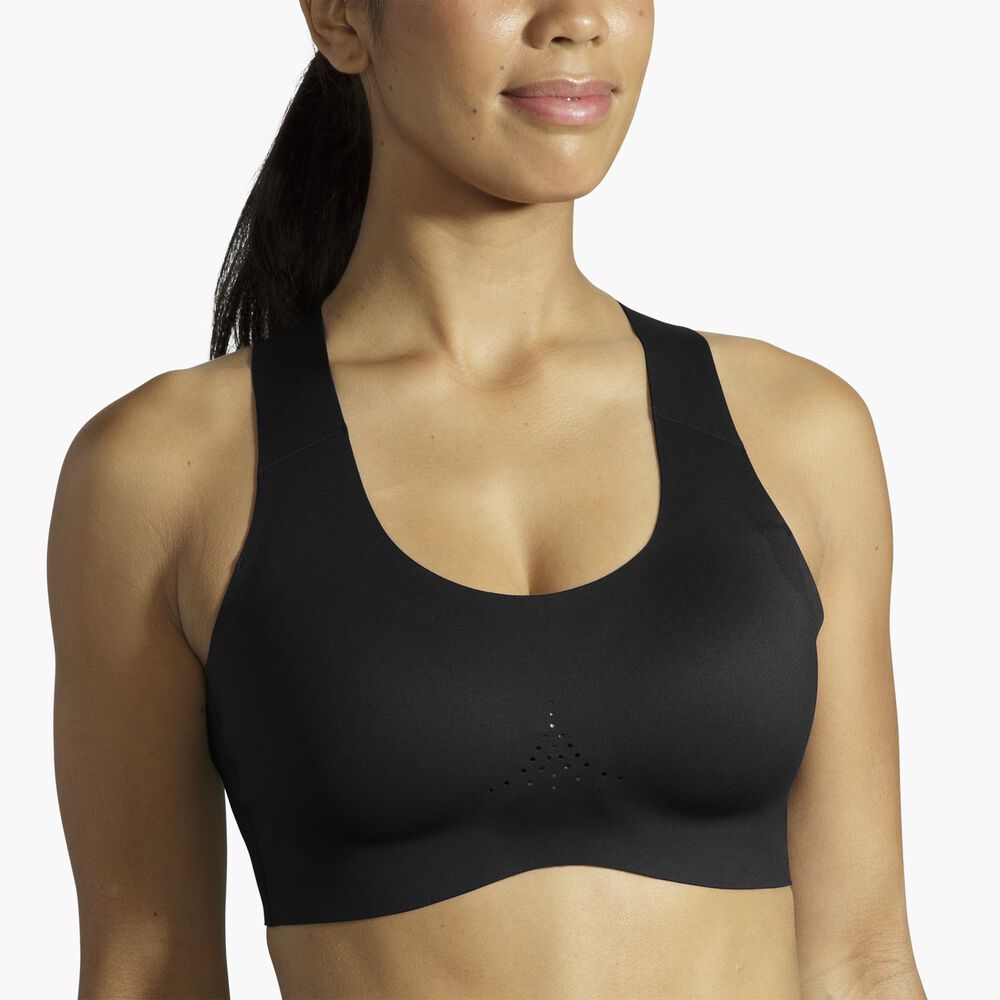 Brooks Crossback 2.0 Sports Bra - Schwarz