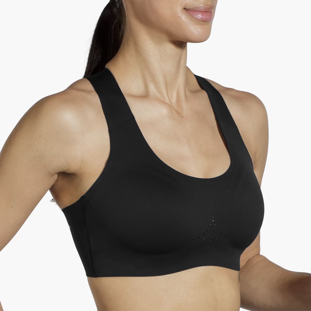 Brooks Crossback 2.0 Sports Bra - Schwarz