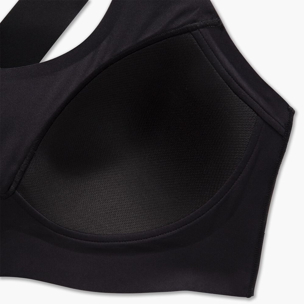 Brooks Crossback 2.0 Sports Bra - Schwarz