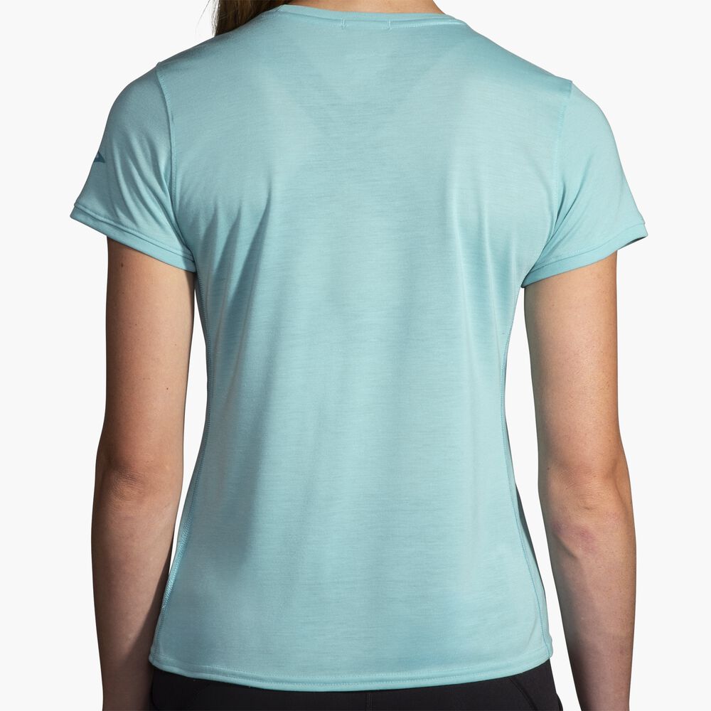 Brooks Distance Short Sleeve 3.0 - Aqua/Run Vibes