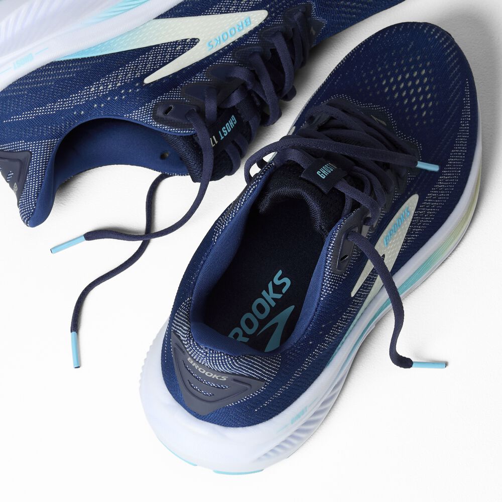 Brooks Ghost 17 - Marineblau/Grün/Türkis