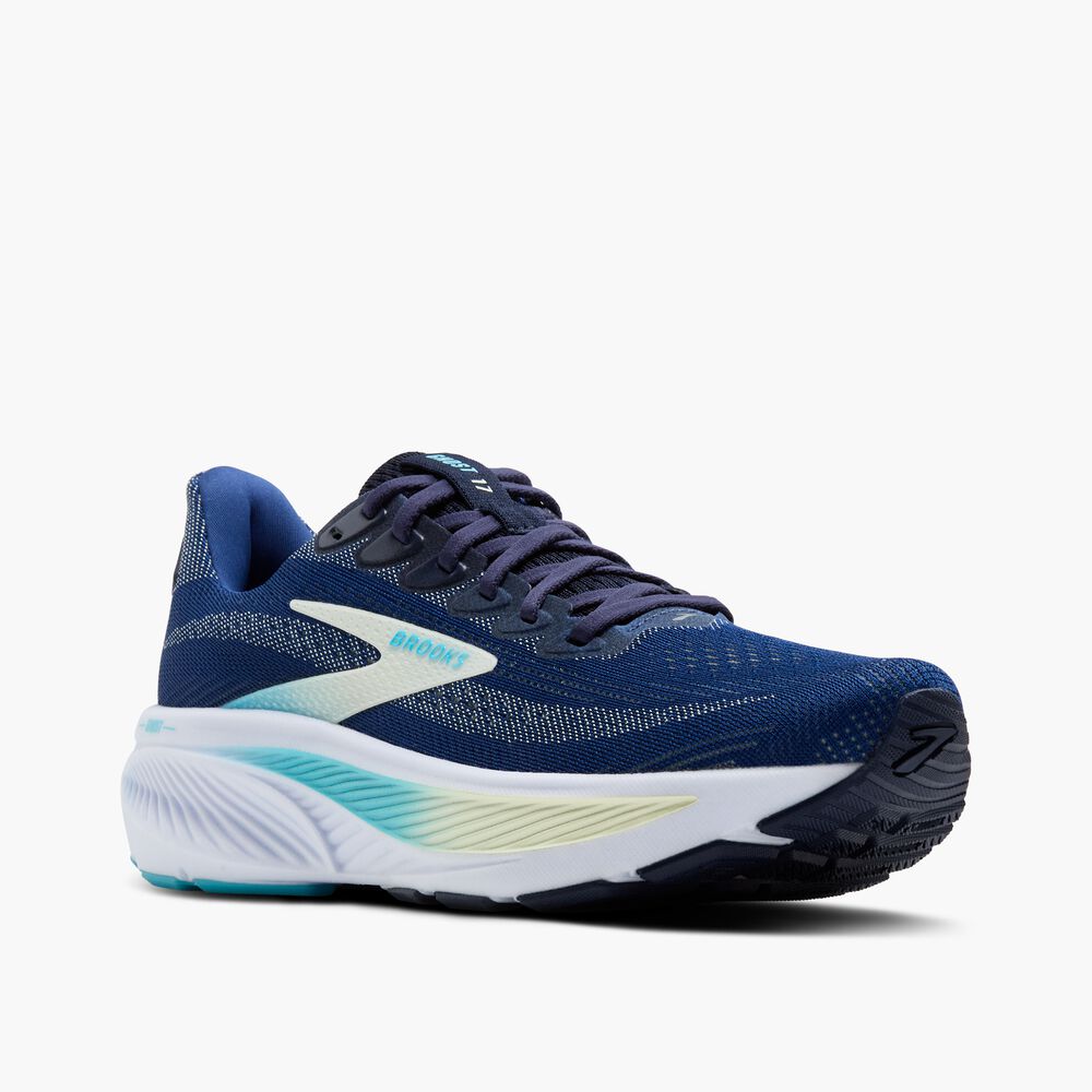 Brooks Ghost 17 - Marineblau/Grün/Türkis