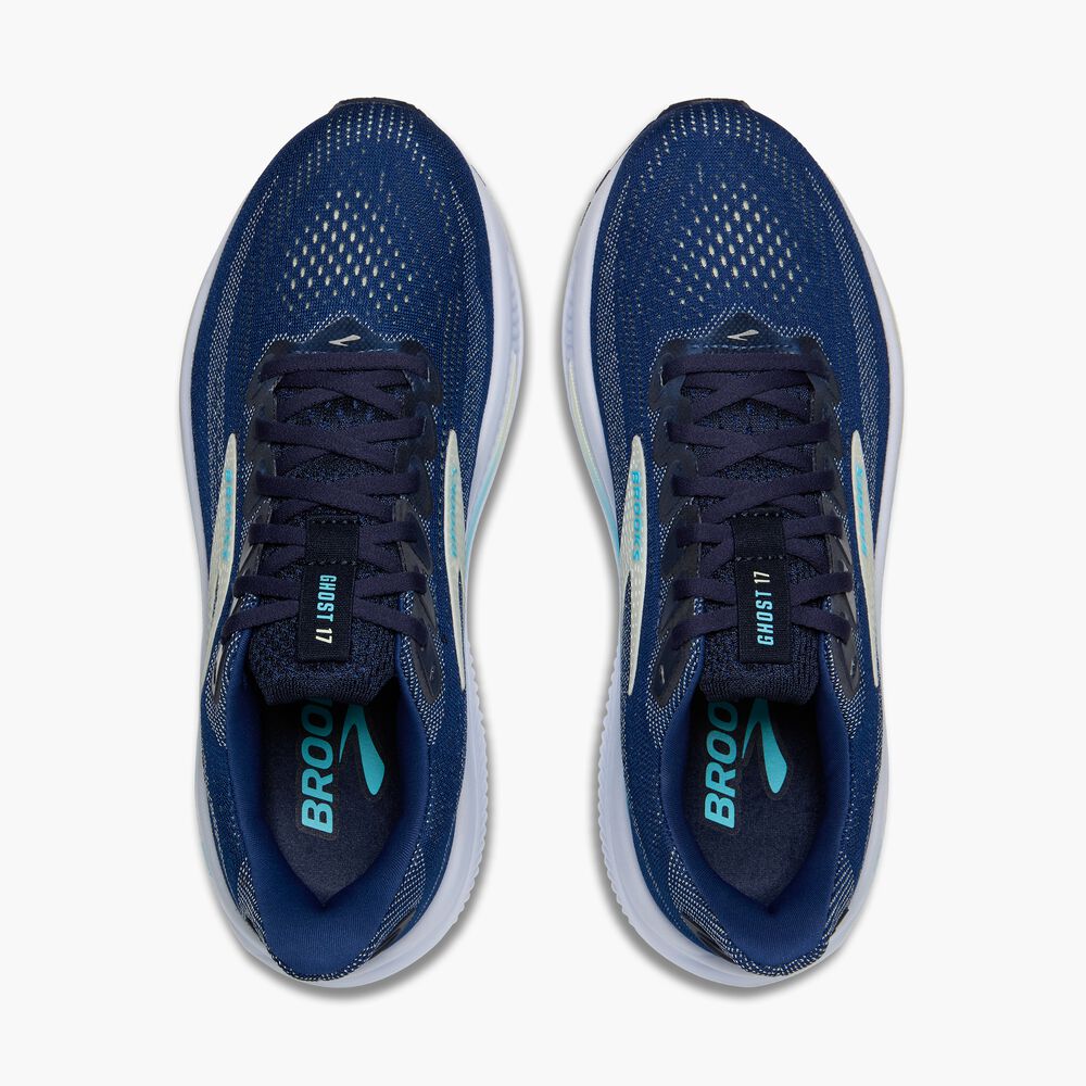 Brooks Ghost 17 - Marineblau/Grün/Türkis