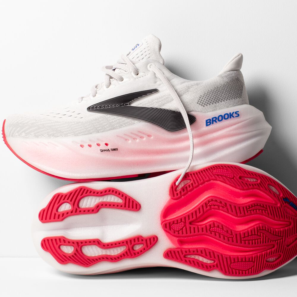 Brooks Glycerin Max - Weiß/Schwarz/Diva Pink