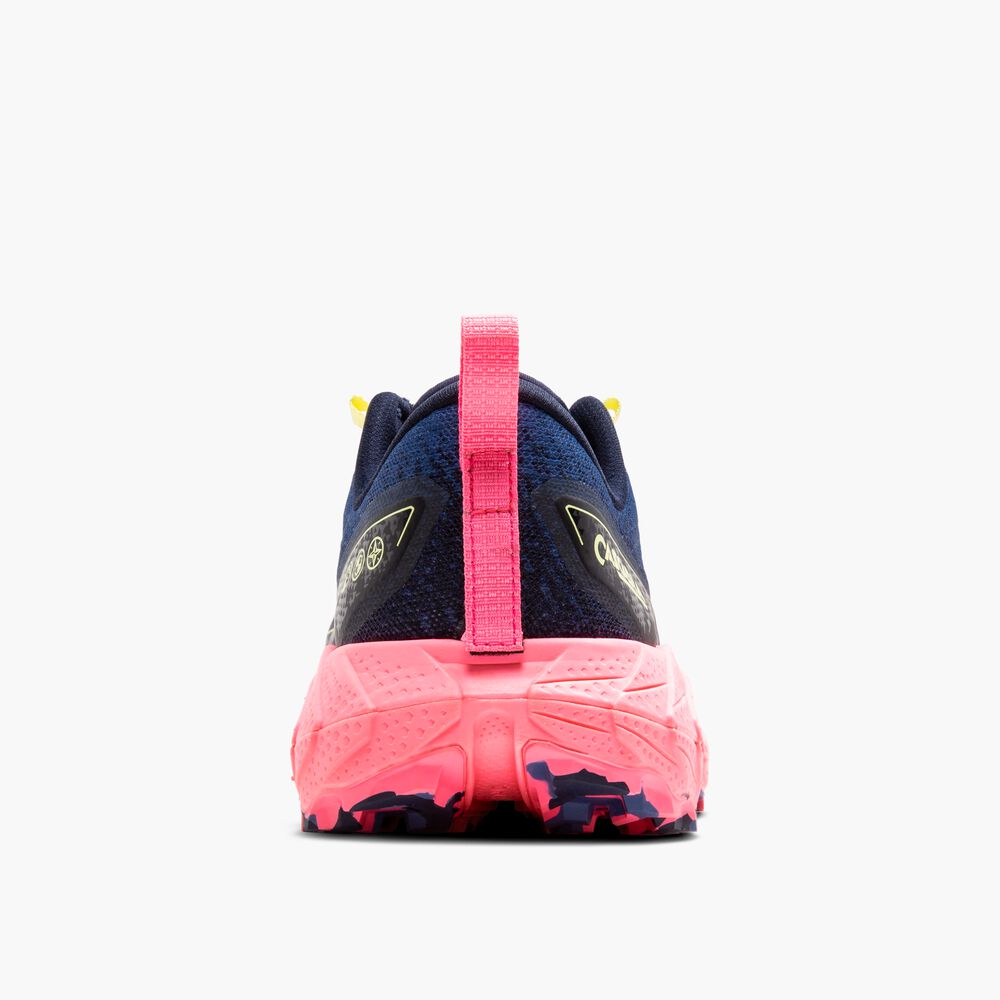 Brooks Cascadia 18 - Graublau/Pink/Sonniges Limettengrün