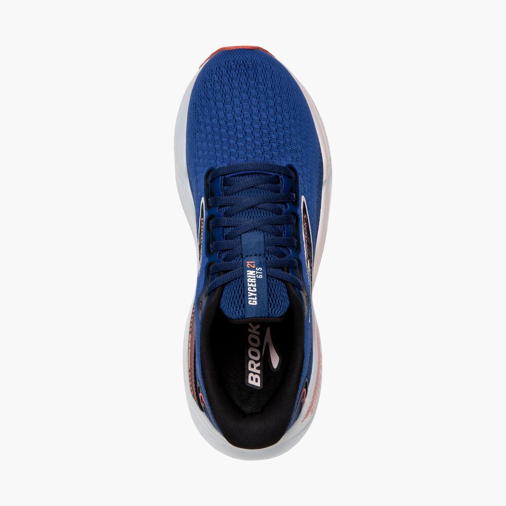 Brooks Glycerin GTS 21 - Blau/Eisig Pink/Rosa