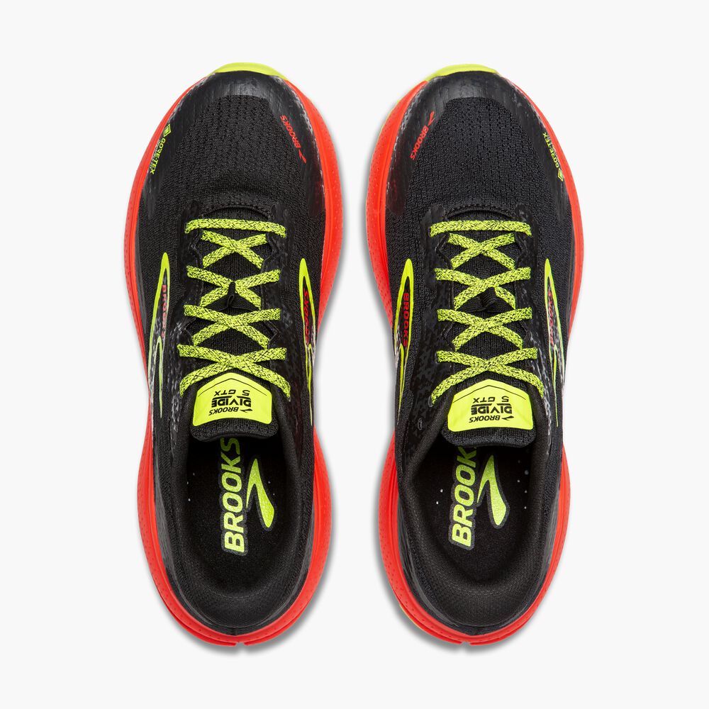 Brooks Divide 5 GTX - Schwarz/Kirsche/Limette