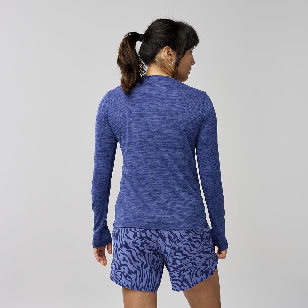 Brooks Luxe Long Sleeve - Hellblaue Mitternacht