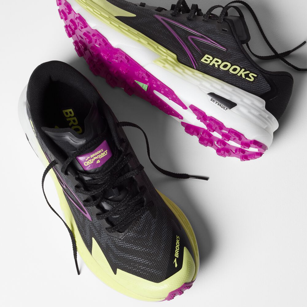 Brooks Catamount 4 - Grau/Schwarz/Limette