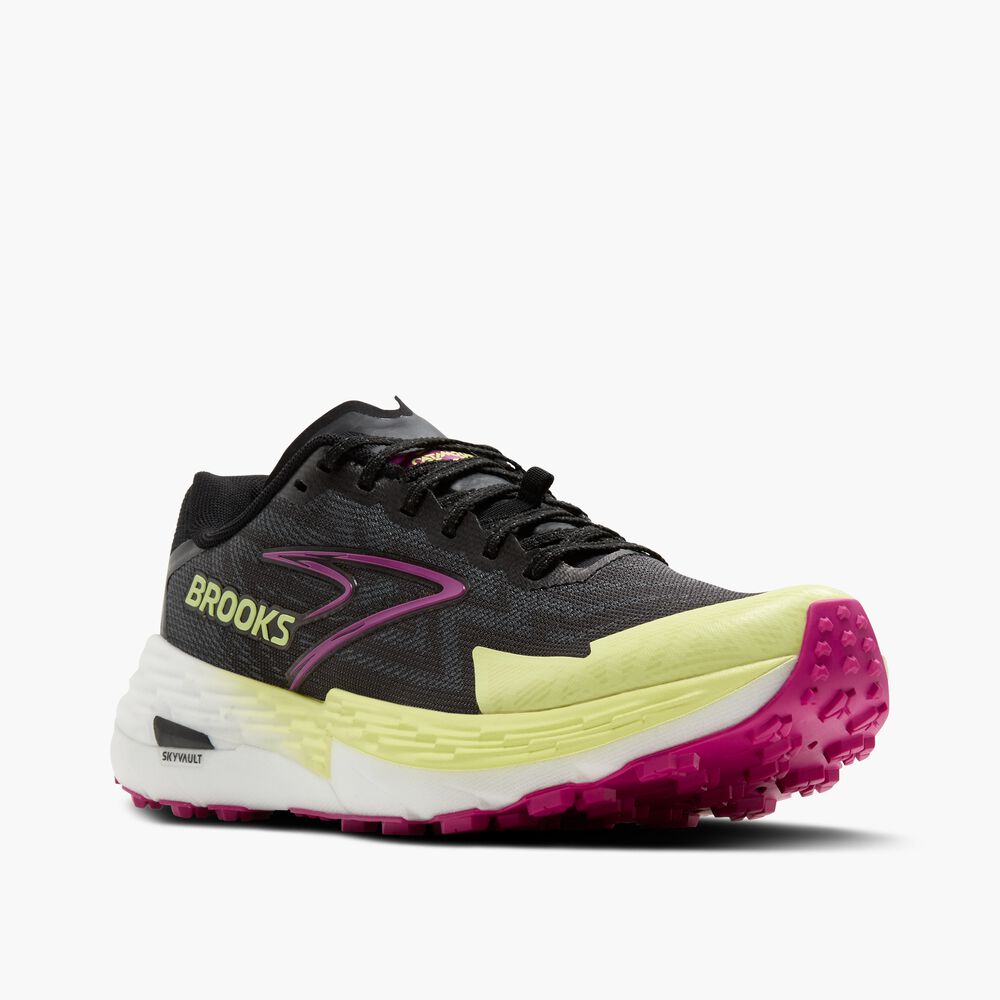 Brooks Catamount 4 - Grau/Schwarz/Limette