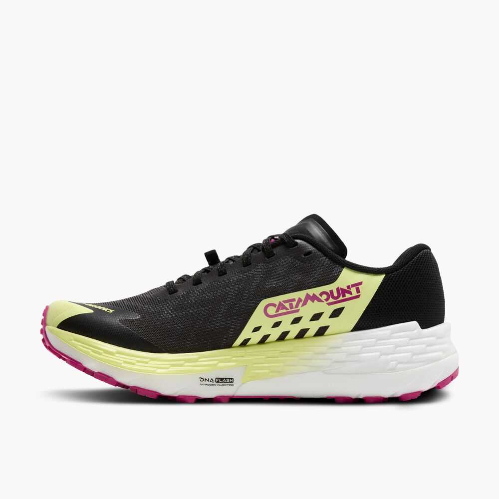 Brooks Catamount 4 - Grau/Schwarz/Limette