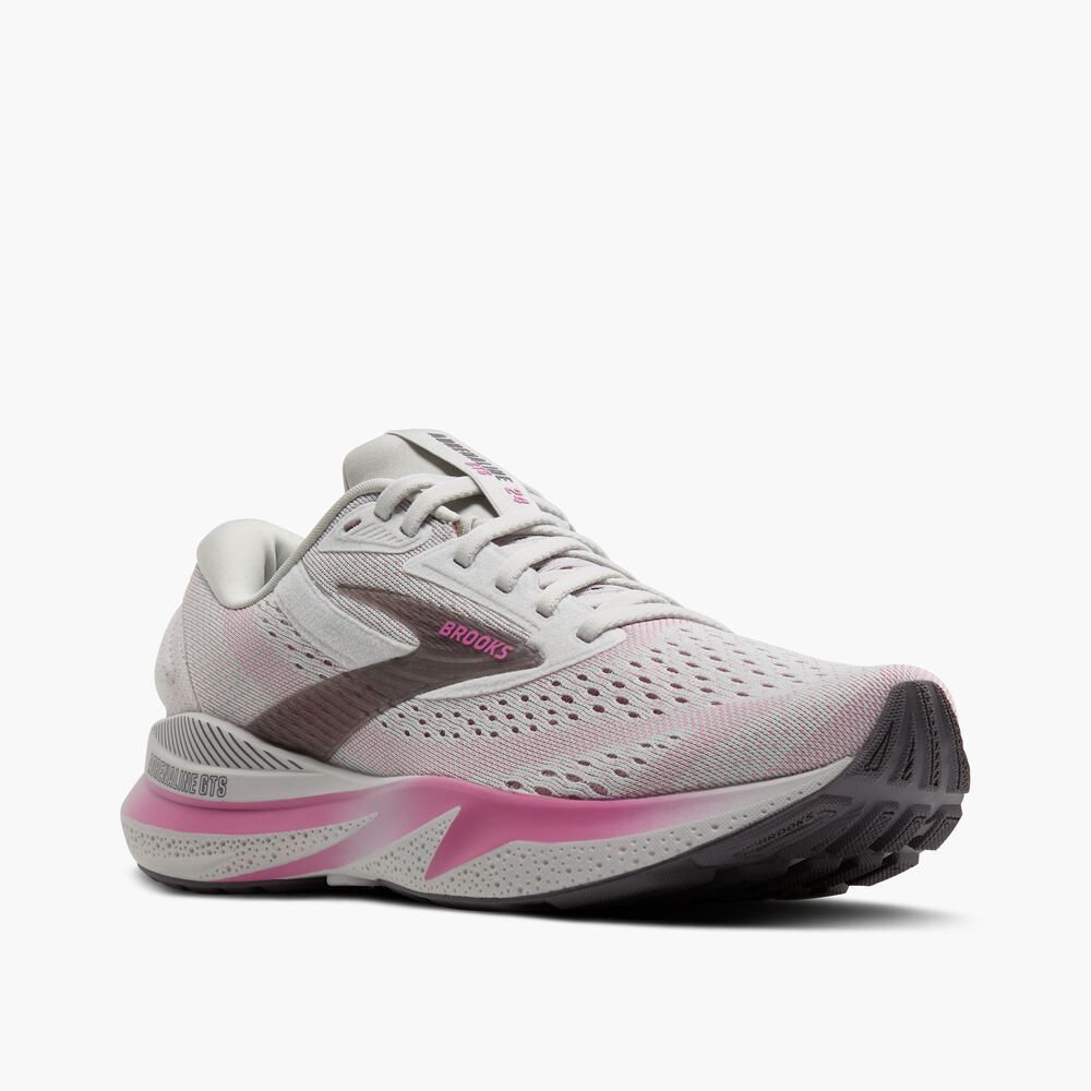 Brooks Adrenaline GTS 24 - Austernpilz/Excalibur/Pink