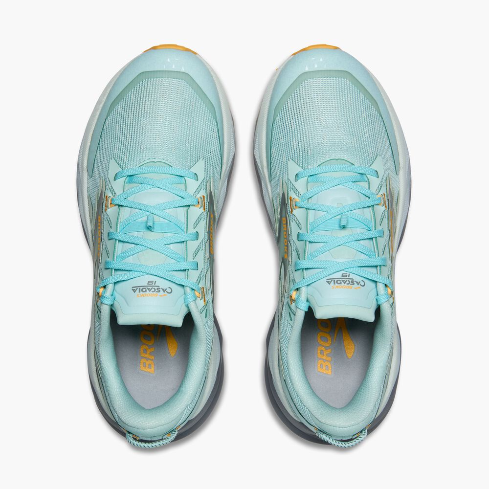 Brooks Cascadia 19 - Klarwasser/Grundierung Grau/Apricot