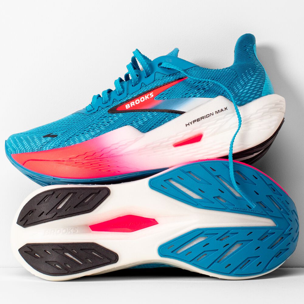 Brooks Hyperion Max 2 - Crystal Seas/Diva Pink/Schwarz