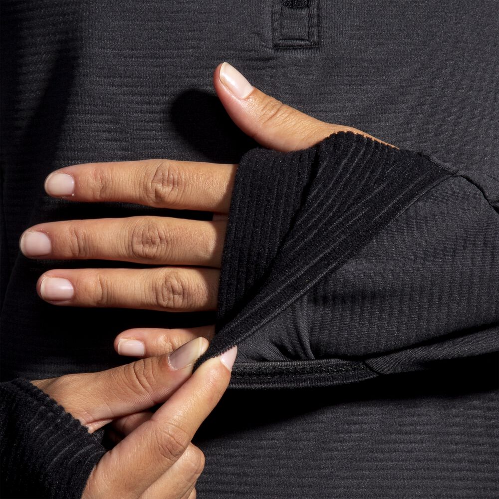 Brooks Notch Thermal Hoodie 2.0 - Schwarz