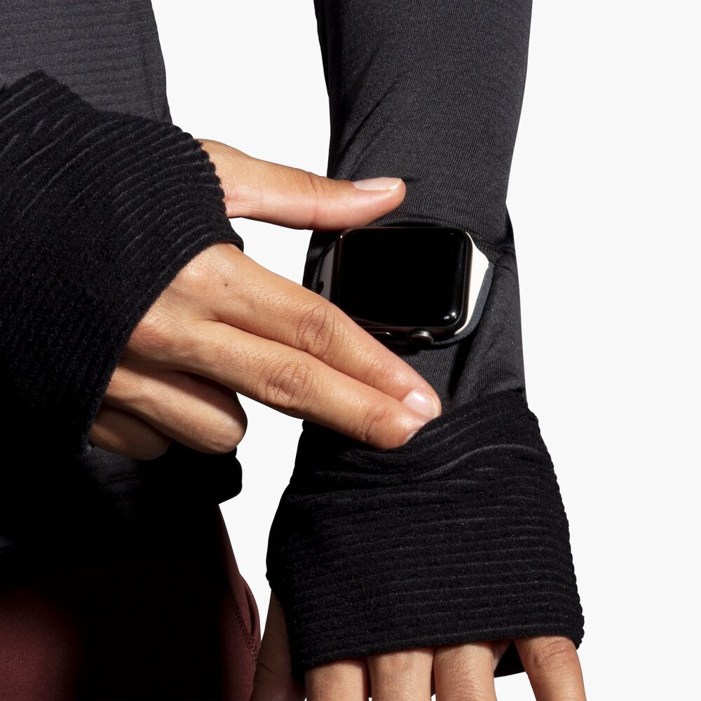Brooks Notch Thermal Hoodie 2.0 - Schwarz